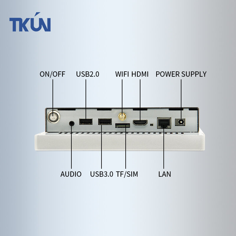 TKUN 10.1นิ้ว Dual Camera All In One PC Face Identification Android11.0ประสิทธิภาพสูง CPU คอมพิวเตอร์