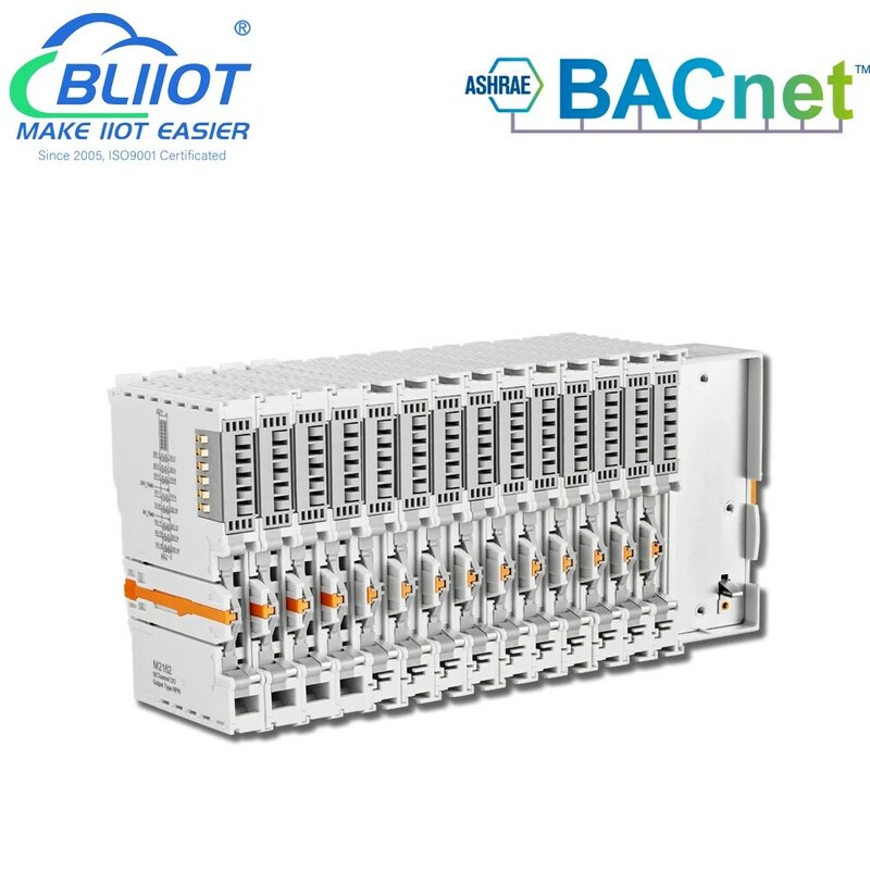 تحكم منطقي DDC تحكم dc ، BMS ، BAS ، HVAC ، BACnet ، IP إيثرنت ، I O وحدة ، دعم DIN ، DO ، AIN ، AO ، RTD ، TC