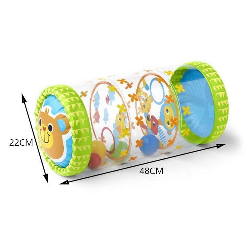 Opblaasbare Baby Crawling Roller Speelgoed 6-12 Maanden Baby 'S Buiktijd Pvc Ball Development Fitness Games Vroeg Leren Speelgoed