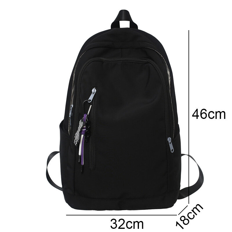 Menina de viagem alta capacidade saco escolar na moda feminina faculdade mochila legal feminino portátil saco de livro moda senhora estudante mochila nova