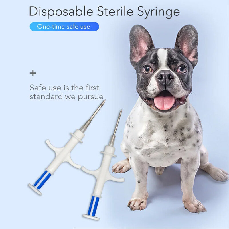 10 Buah Pet Id tag injektor mikrochip 2.12*12mm Rfid Syringe Glass Chip Injector Pet anjing pemasok
