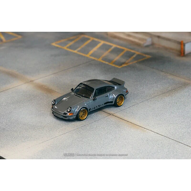 TW In Stock 1:64 RWB Backdate Grey Diecast Diorama Car Model Collection Miniature Carros Toys Tarmac Works