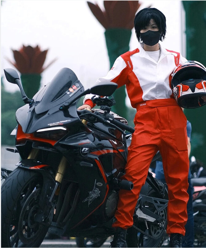 Kart-traje de carreras de vehículos todoterreno ATV, traje de una pieza impermeable, a prueba de viento e impermeable