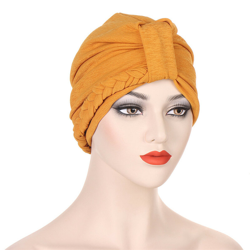Новые женские косички Кепка Химо индийский тюрбан головной шарф накидка мусульманский хиджаб головные уборы шапочки головной убор шапка шапочки головной убор