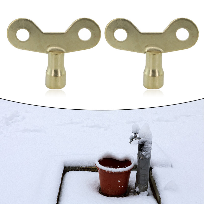 2 * Eisen Wasserhahn Schlüssel Schnell öffnungs griff Outdoor Anti-Diebstahl Leitungs wassersc halter Griff altmodische Küchen armatur Zubehör