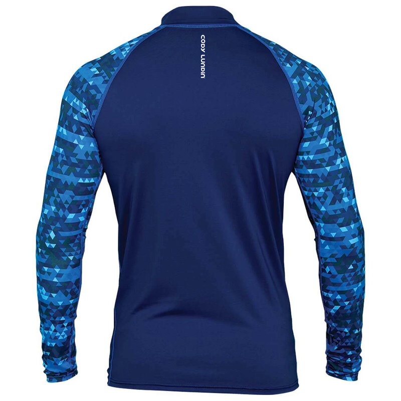 Cody Lundin Men เสื้อแขนยาว UPF 50 + UV Protection ครีมกันแดดสำหรับเดินป่าวิ่งออกกำลังกายว่ายน้ำ Surf rash GUARD