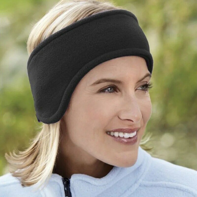 Fashion Winter Keep Warm Earmuffs Women Unisex Men Ear Cover Adjustable Head Band Fleece Thicked Ear Protector Winter Earmuffs