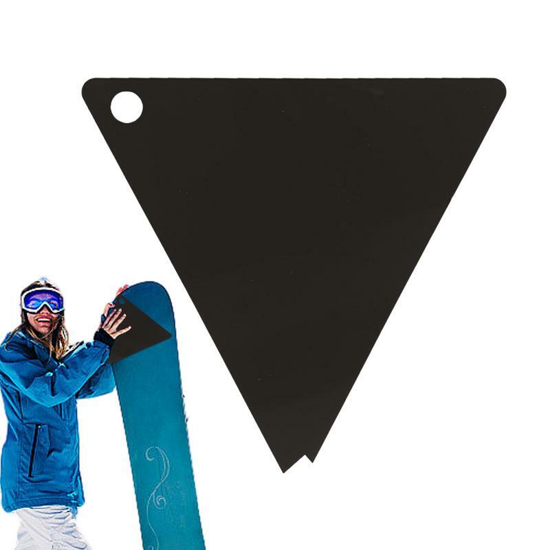 Espátula de acrílico para esquí, herramienta portátil para Snowboard, raspador de cera para esquí ancho y Snowboard