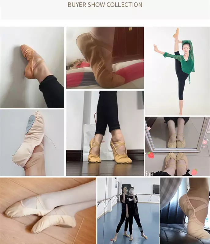 EU24-46 جودة المهنية النعال قماش لينة وحيد البطن اليوغا رياضة الباليه الرقص أحذية الفتيات امرأة رجل راقصة الباليه