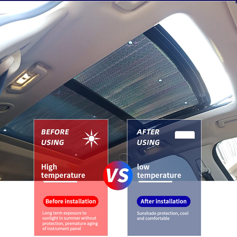 Parasole per tetto apribile per Auto per Jeep Renegade 2023-2015 2017 2018 2020 2021 accessori Auto protezione solare per tetto parabrezza isolante termico
