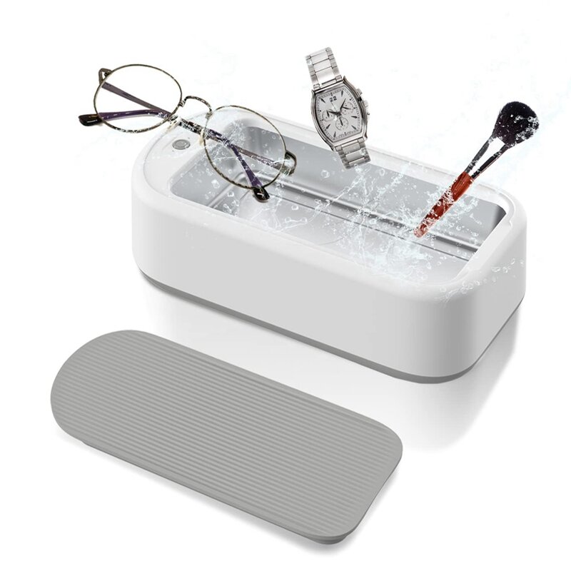 Ультразвуковой очиститель ювелирных изделий, портативная Бытовая ультразвуковая Очистительная Машина для очков с функцией таймера