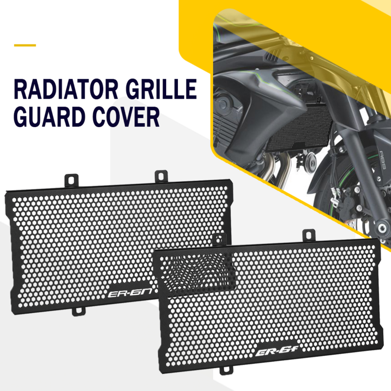 Cubierta protectora para rejilla de radiador de motocicleta, accesorios para KAWASAKI NINJA650, ER6F, ER-6F, er6f, 2012, 2013, 2014, 2015, 2016