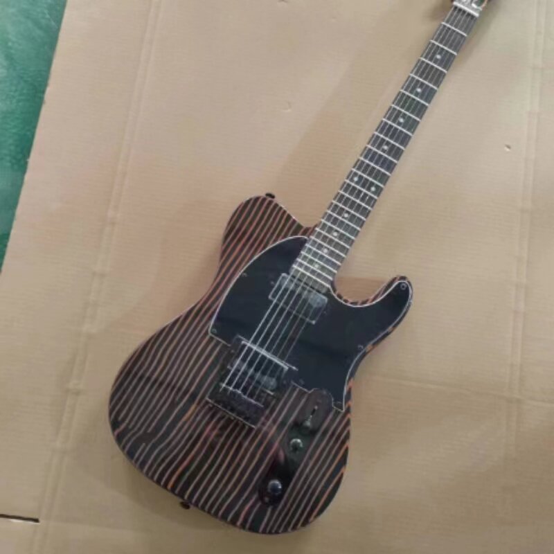 Guitarra TL de madera de cebra, modelo clásico con personalidad, bienvenido a comprar, admite personalización