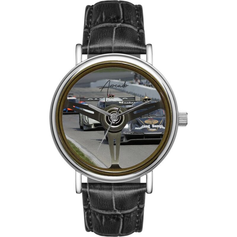 Avocado Brand New Sports Men Watch Racing Volante Carro Moda Quartz Relógios De Pulso Frete Grátis