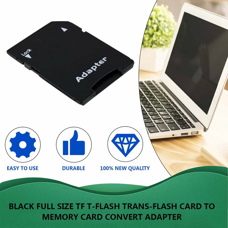 Adaptateur de carte Micro Trans-Flash, convertisseur de carte, carte TF de tablette à haute vitesse, adaptateur Durable pour appareil photo, 31*23*2MM