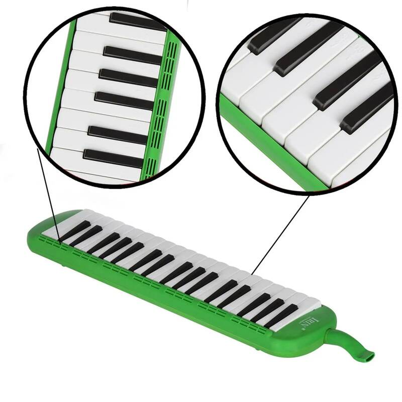 Instrumento Melodica de 37 teclas, sonido de calidad para Aprendizaje de música, regalo de vacaciones