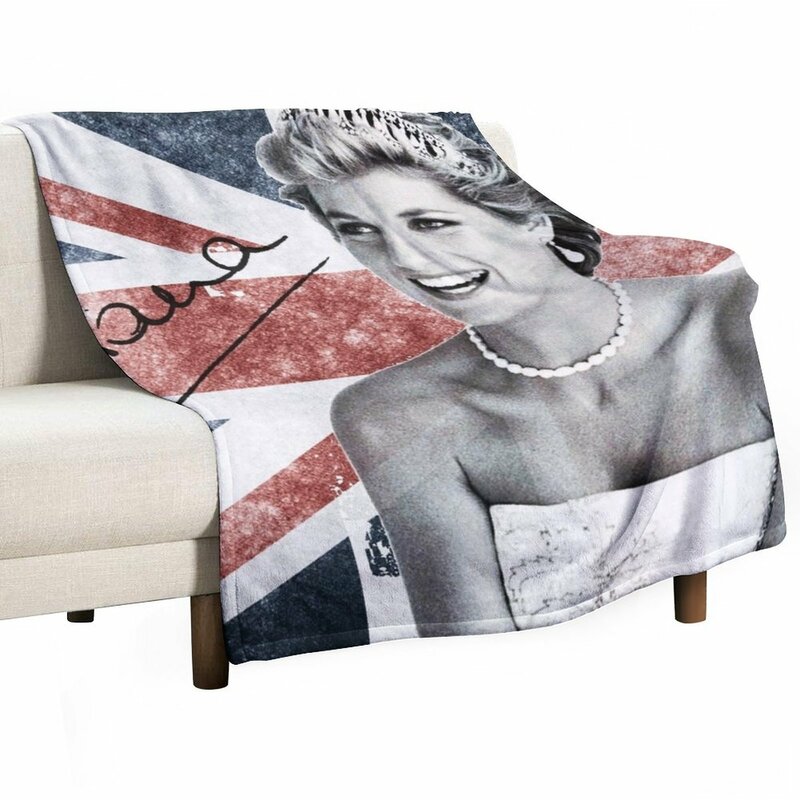 Lady Diana Plaid Throw Blanket, fraîchement Blanket, Valentine Gift Ideas