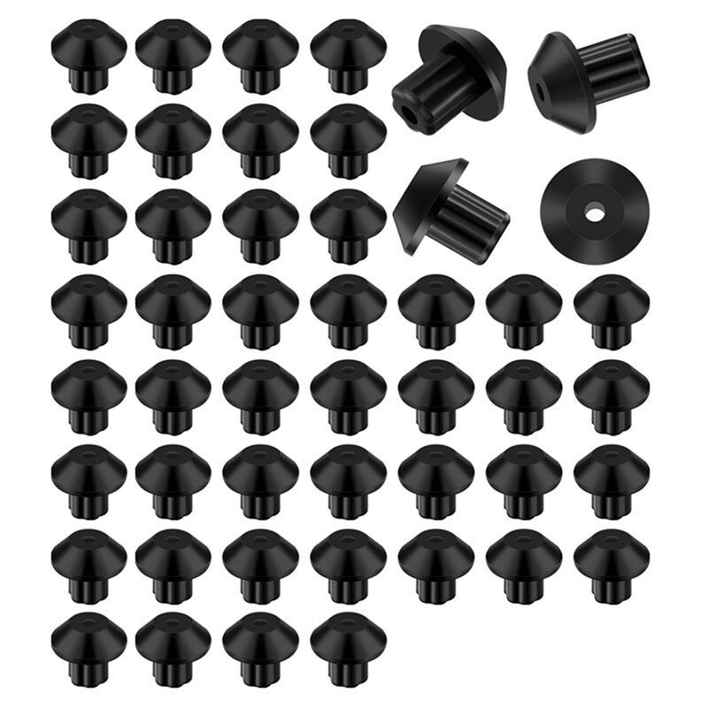 48 Pcs Rubber Grate Feet Rubber Foot Replacements Compatible With GE WB2K101 Gas Range Burner Grate Replace WB02T10461