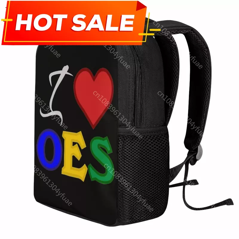 Bolsa de escuela primaria con estampado de OES, bolso de libro de estrella oriental, mochila de viaje informal para niños, nueva orden de moda