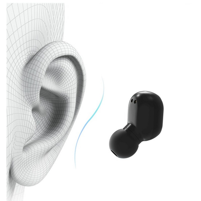 Fones de ouvido sem fio E7S TWS, fones de ouvido Bluetooth 5.0 HIFI Lossless Sound Headsets, esporte impermeável Earbuds para todos os smartphones