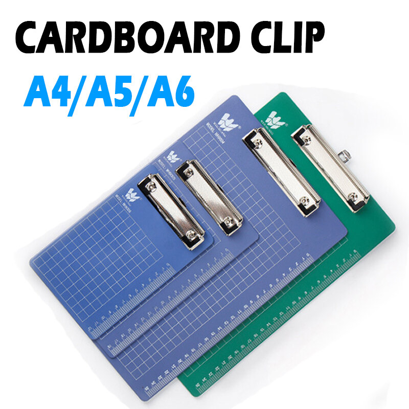 Datei Board A4 Karton Clip hängen Schreib block Rechnung Notiz hängen Punkt Menü Kunststoff Schreib brett Clip
