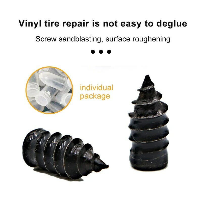 Tornillos de reparación de pinchazos de neumáticos, herramienta rápida para coche, camión, Tractor