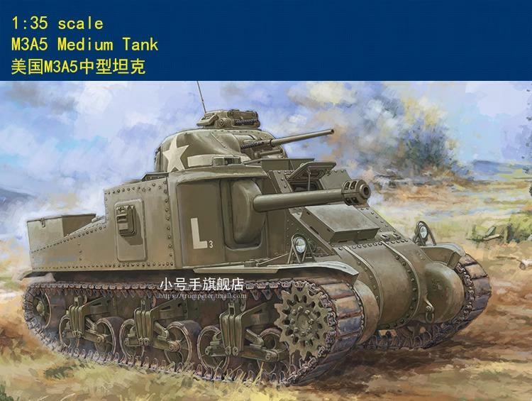 Trompettist 63519 1/35 Schaal M3a3 Middelgrote Tank (Plastic Model)