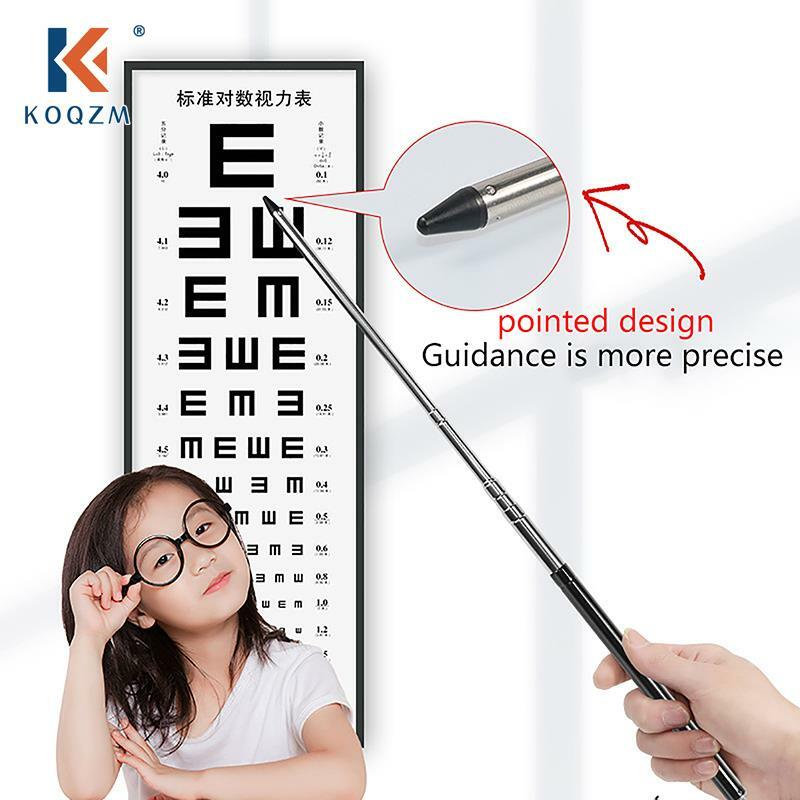 Pointer Stick Classroom Presentation Retractable Extendable For Presenter Handheld Telescopic Teaching Tool Vision Test Stick