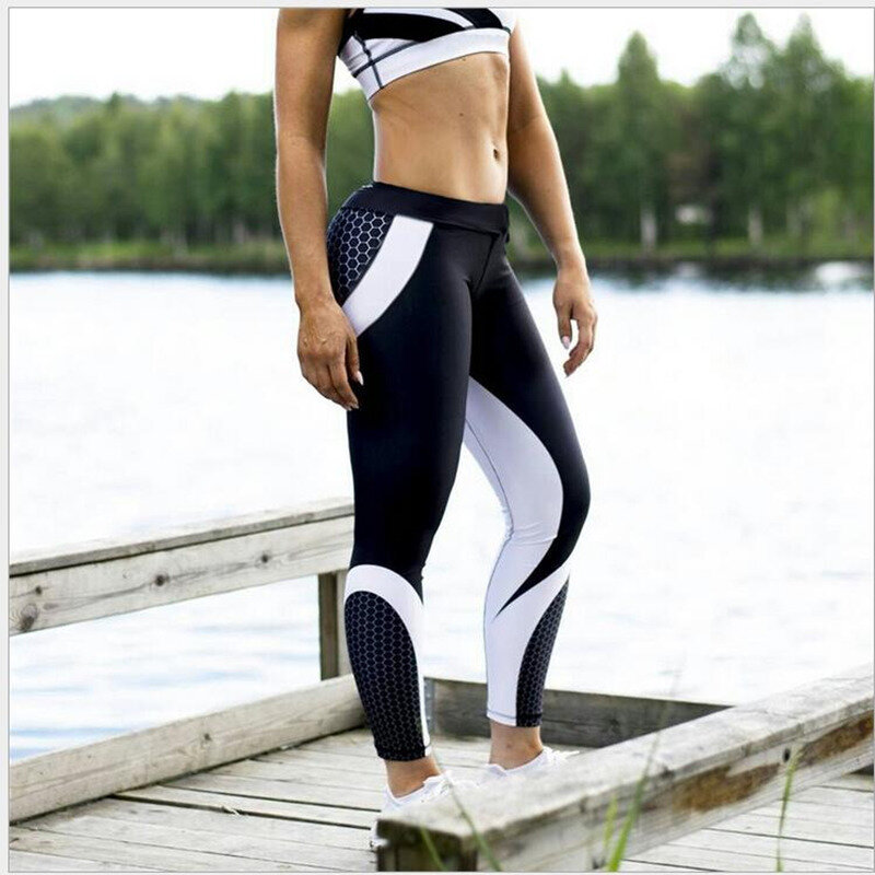 Woman Crotchless Sexy Leggings Erotic Open Crotch Sport Hot Pants Breathable Elastic Jog Mesh Club Printing Outdoor Sex Cloth