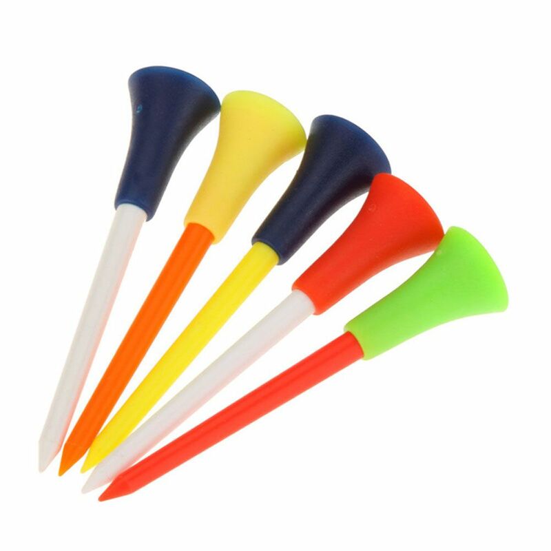 Plastic 50 Stks/partij Veelkleurige Rubberen Kussen Buitensport Golf Tees Golfaccessoires