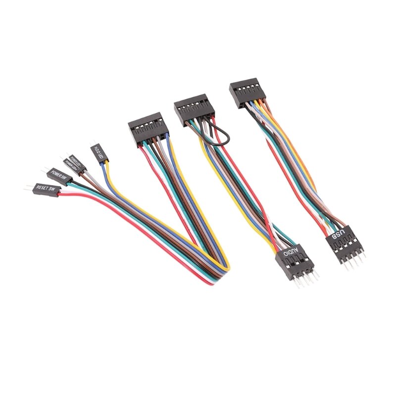 3 buah kabel saklar kabel Transfer sasis kabel USB untuk Motherboard