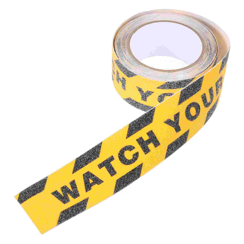 1 Roll Watch Your Step Decals Warning Stickers Adhesive Tapes Watch Your Step Stickers Warning Tapes