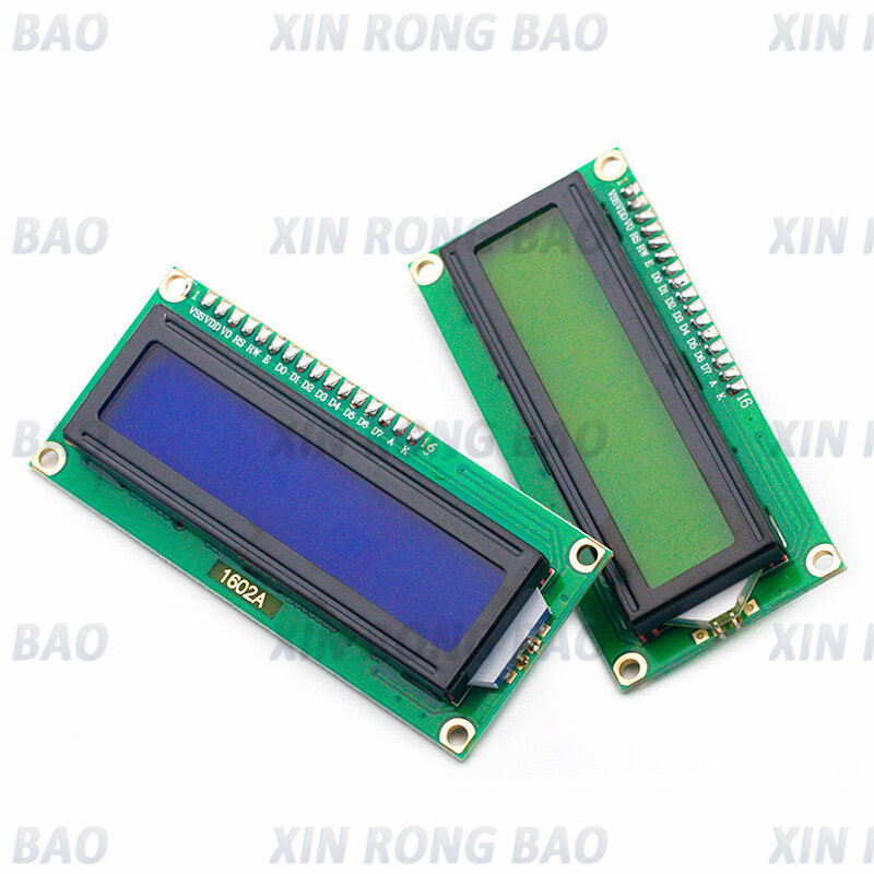 Lcd1602 1602液晶モジュール青/黄緑色の画面16x 2文字,pcf8574t,pcf8574,iic i2c,arduino用インターフェース5v