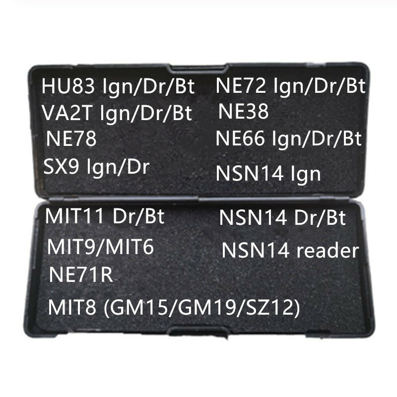 Ремонтный инструмент lishi 2 в 1 инструмент MIT9/MIT6 NE71R NE72 NE66 NE38 HU83 VA2T NE78 SX9 MIT8 MIT11 NSN14 ридер