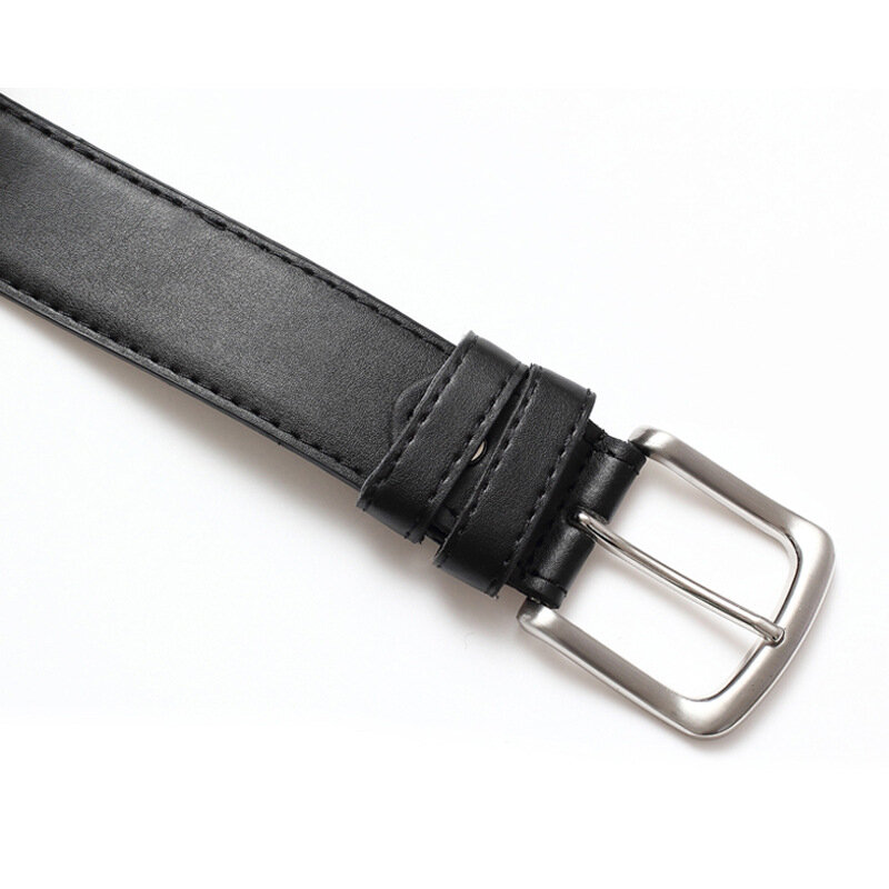 Bolsa de cintura de couro PU para homens e mulheres, cinto anti-roubo com zíper, correia de viagem diária, 125cm de comprimento