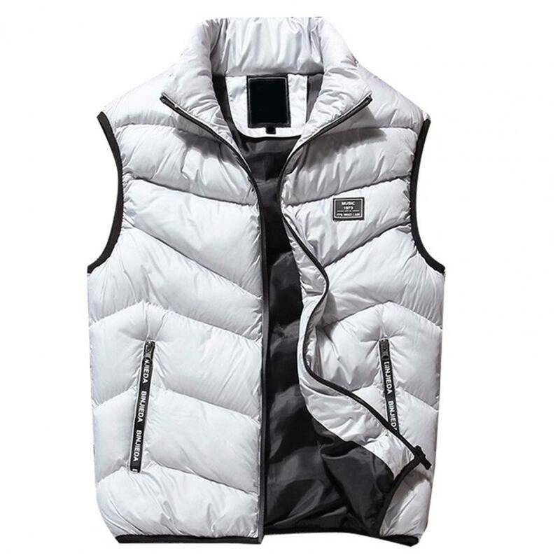 Gilet cappotto alla moda tasche a prova di freddo tasche gilet autunno inverno giacca senza maniche