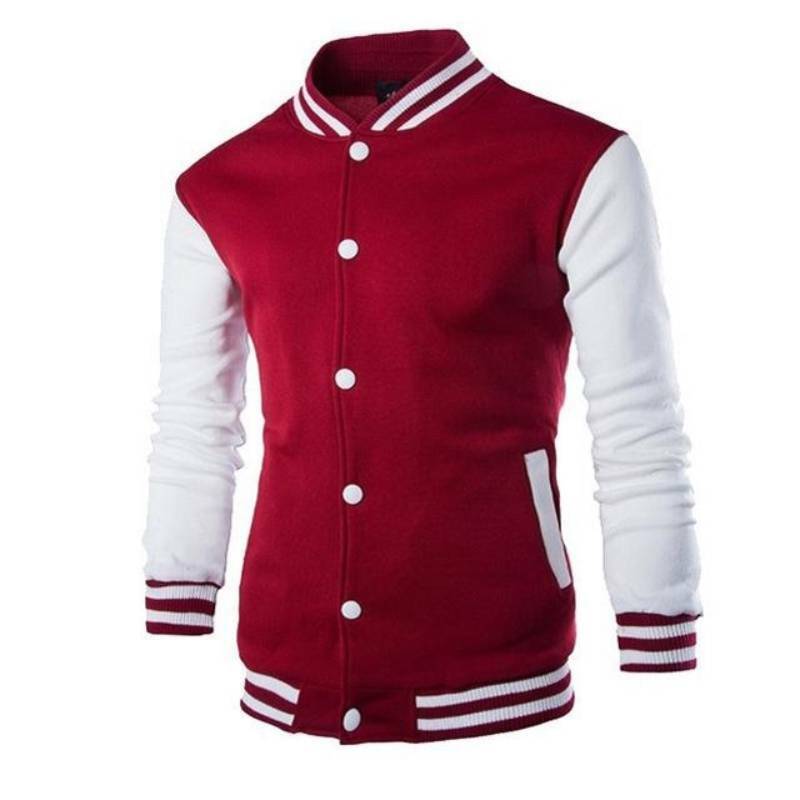 Baseball Uniform Casual Stand Collar Pocket Jacket Men Loose Button Cardigan Outerwear Harajuku Sweatshirts Lovers Coat M-3XL