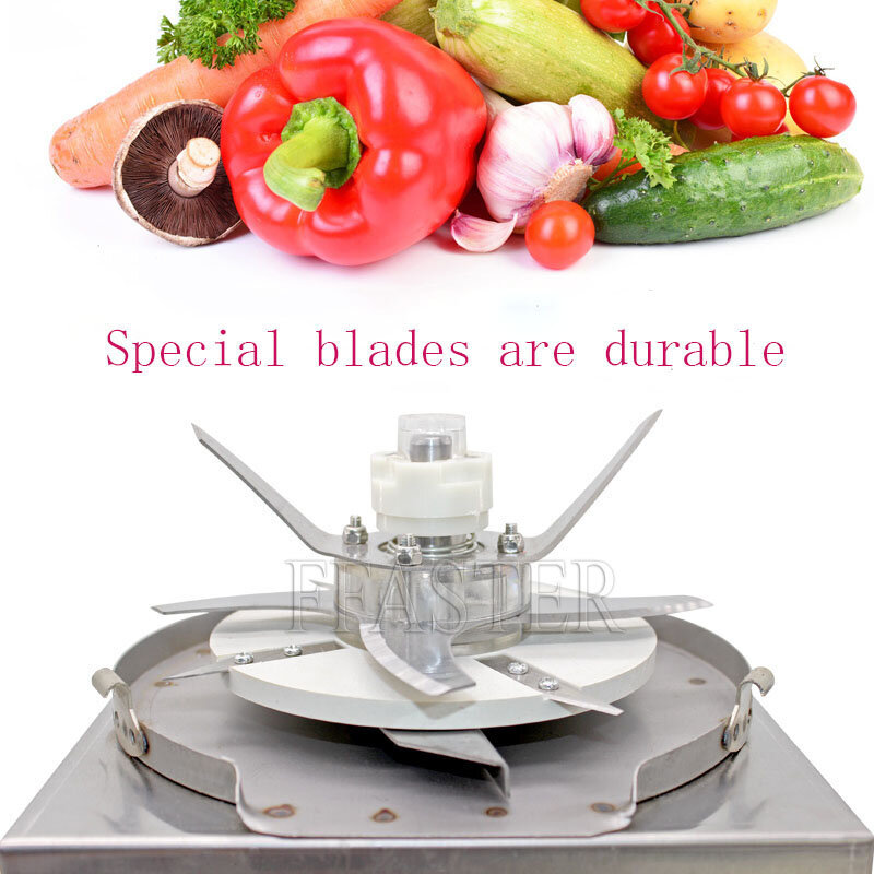 Commercial Cabbage Chopper Electric Food Vegetable Slicer Granulator Multifunction Quick Melon Cutter Cut Meat Grinder Machine