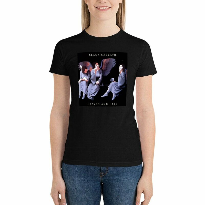 T-shirt Heaven and Hel pour femme, vêtements esthétiques, vêtements Hiphelicopter