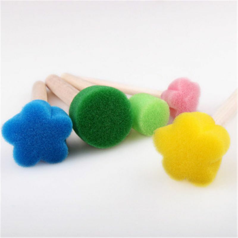 Rainbow Sponge Seal for Creative Painting Supplies for Creativity Improve Imagination Interactive Toy for Kids