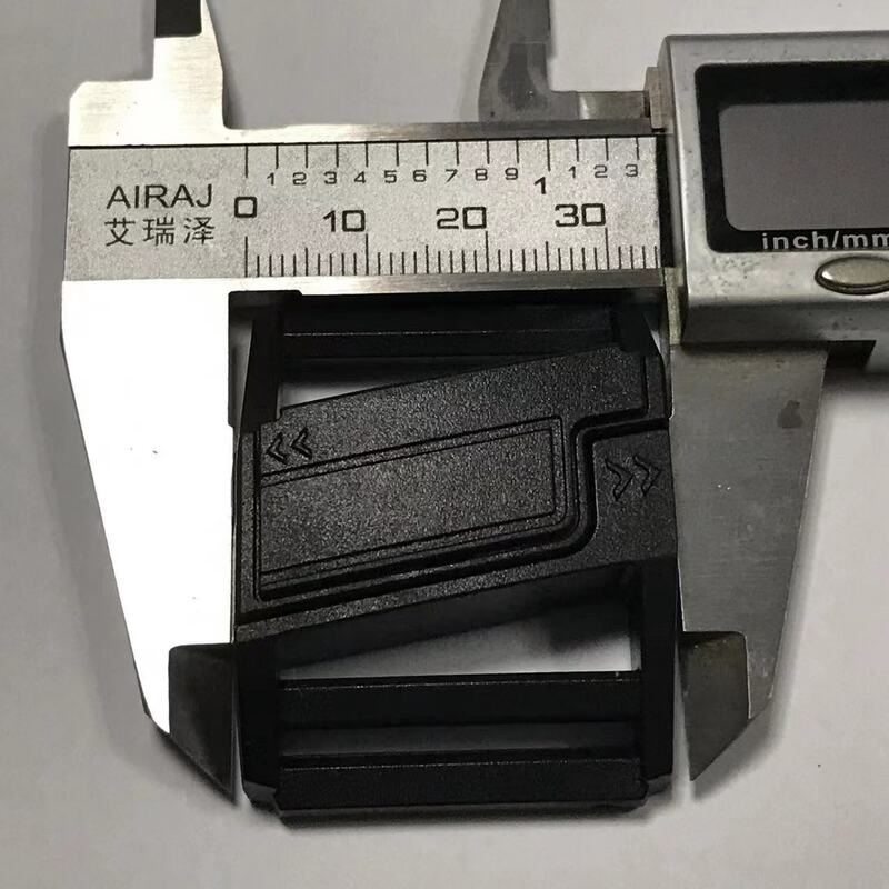 Curseur de boucle en plastique, connecteur magnétique, 25mm