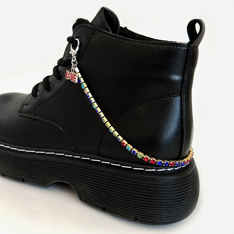 Breloques en biscuits colorés pour chaussures, pendentif latéral, bottes EquiMartin, décoration de boucles de chaussures en toile, accessoires de chaussures Y2k, 1PC