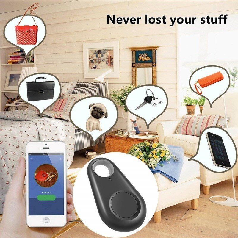 Nieuwe Huisdieren Smart Gps Tracker Anti-Verloren Alarm Tag Draadloze Bluetooth Tracker Kind Portemonnee Tas Sleutelhanger Finder Locator Anti verloren Alarm