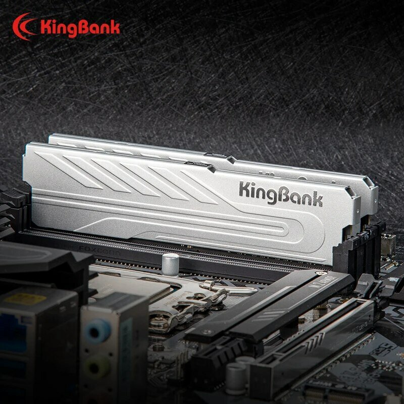 Kingbank Kühlkörper RAM-Speicher DDR4 8GB 16GB 32 GB 3200/3600/4000 MHz xmp Desktop-Speicher Unterstützung Motherboard DDR4 mit Kühlkörper