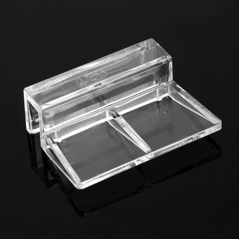 Clip para pecera de 6mm, cubierta transparente para acuario, soporte para placa, estante de soporte acrílico, piezas para mascotas