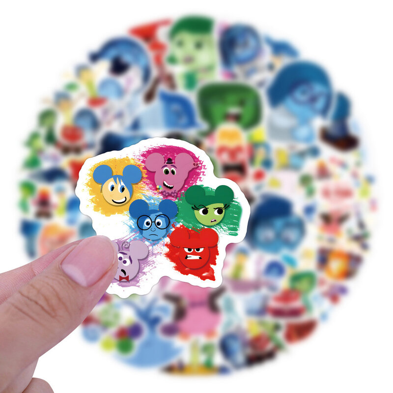 10/30/50pcs Disney Movie Inside Out Stickers Cute Cartoon Sticker Kids Toy DIY Phone Suitcase Water Bottle Funny Graffiti Decals