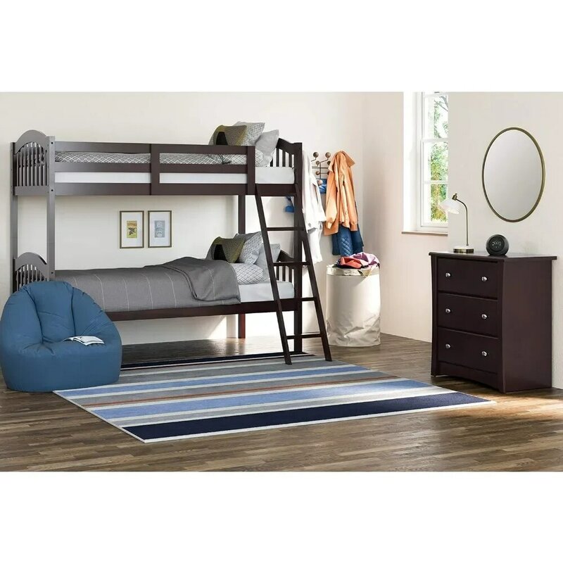 Cadre de lit pour enfants, Abrts jusqu'à 2 lits jumeaux individuels, cadre de lit pour enfants