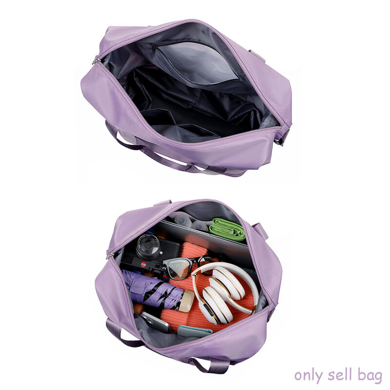 Travel Fitness Oxford Cloth Large Capacity Foldable Waterproof Dry and wet separation Wheel Detachable Storage bag Hand luggage