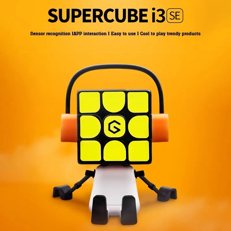 GiiKER 지능형 슈퍼 큐브 스마트 매직, 블루투스 앱 동기화 퍼즐, 어린이 교육 장난감, 매직 큐브, i3SE 3x3x3 AI