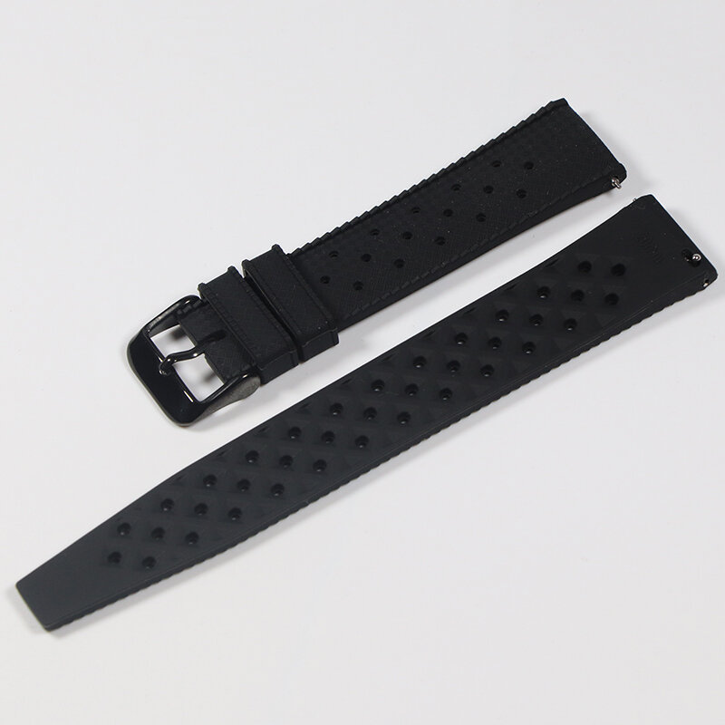 New Tropical Rubber Strap for Oris Seiko Citizen Quick Release Watch Band 18mm 20mm 22mm Silicone Tropic Strap Smart Watch Strap